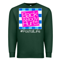 Sports Green back and body hurts Premium Sweatshirt - artisFamous