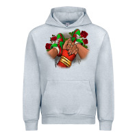 Heather Grey Latina Mexican Urban Hoodie - RanaPortraitStore