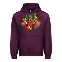Mauve Wine Latina Mexican Urban Hoodie - RanaPortraitStore
