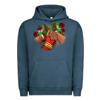 Pigment Midnight Navy Latina Mexican Urban Hoodie - RanaPortraitStore