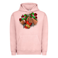 Pigment Salmon Latina Mexican Urban Hoodie - RanaPortraitStore