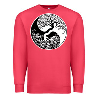 Cardinal tree of life yin yang Premium Sweatshirt - artisFamous