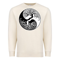 Sandshell tree of life yin yang Premium Sweatshirt - artisFamous