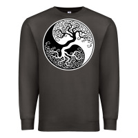Tree Of Life Yin Yang Premium Sweatshirt | Teevron