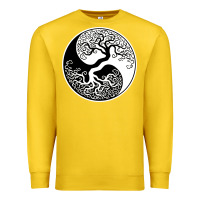Lemon tree of life yin yang Premium Sweatshirt - artisFamous