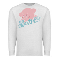 Oatmeal Heather funny kirby kanji Premium Sweatshirt - artisFamous