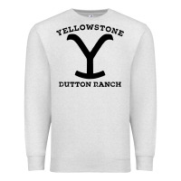 Oatmeal Heather black stone dutton ranch Premium Sweatshirt - artisFamous