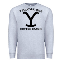 Heather Grey black stone dutton ranch Premium Sweatshirt - artisFamous