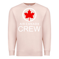 Pale Pink aviation air canada crew Premium Sweatshirt - artisFamous