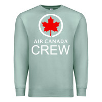 Seafoam aviation air canada crew Premium Sweatshirt - artisFamous