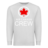 Dove Grey aviation air canada crew Premium Sweatshirt - artisFamous