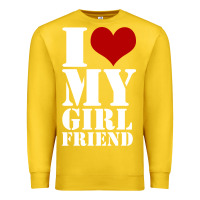 Lemon i heart my girlfriend shirt Premium Sweatshirt - artisFamous