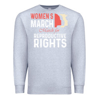 Heather Grey women’s march for reproductive rights pro choice feminist, women’s Premium Sweatshirt - artisFamous
