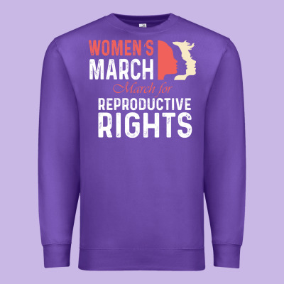 Women’s March For Reproductive Rights Pro Choice Feminist, Women’s Premium Sweatshirt Designed By Artisfamous