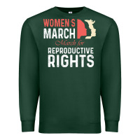 Sports Green women’s march for reproductive rights pro choice feminist, women’s Premium Sweatshirt - artisFamous
