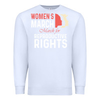 White women’s march for reproductive rights pro choice feminist, women’s Premium Sweatshirt - artisFamous