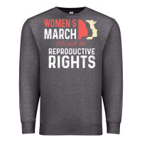 Charcoal Heather women’s march for reproductive rights pro choice feminist, women’s Premium Sweatshirt - artisFamous