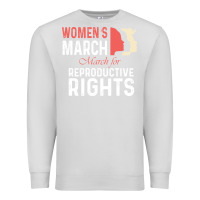 Dove Grey women’s march for reproductive rights pro choice feminist, women’s Premium Sweatshirt - artisFamous