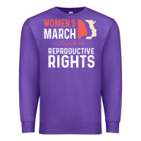 Purple women’s march for reproductive rights pro choice feminist, women’s Premium Sweatshirt - artisFamous