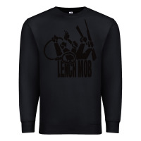 Black lench mob ice cube nwa west coast crewneck Premium Sweatshirt - artisFamous