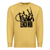 Antique Gold lench mob ice cube nwa west coast crewneck Premium Sweatshirt - artisFamous