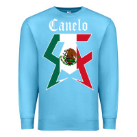 Ocean Blue canelo alvarez Premium Sweatshirt - artisFamous