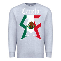 Heather Grey canelo alvarez Premium Sweatshirt - artisFamous