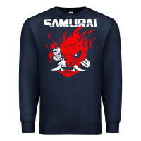 Navy cyberpunk 2077 Premium Sweatshirt - artisFamous