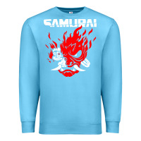 Ocean Blue cyberpunk 2077 Premium Sweatshirt - artisFamous