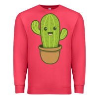 Cardinal happy cactus hug me please Premium Sweatshirt - artisFamous