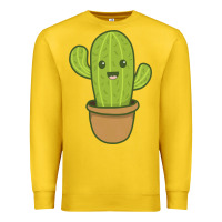Lemon happy cactus hug me please Premium Sweatshirt - artisFamous