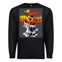 Black cartoon Premium Sweatshirt - artisFamous
