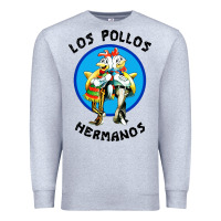 Heather Grey los pollos hermanos classic Premium Sweatshirt - artisFamous