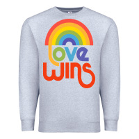 Heather Grey love  classic Premium Sweatshirt - artisFamous