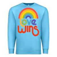 Ocean Blue love  classic Premium Sweatshirt - artisFamous