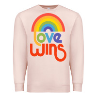 Pale Pink love  classic Premium Sweatshirt - artisFamous