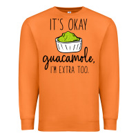 Carrot its okay guacamole im extra too Premium Sweatshirt - artisFamous