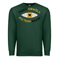 Sports Green make orwell fiction again Premium Sweatshirt - artisFamous