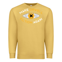 Antique Gold make orwell fiction again Premium Sweatshirt - artisFamous