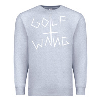Heather Grey golf wang burgundy Premium Sweatshirt - artisFamous
