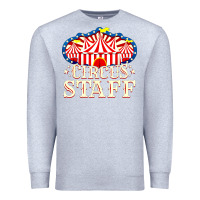 Heather Grey circus staff Premium Sweatshirt - artisFamous