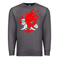 Charcoal Heather cyberpunk 2077 Premium Sweatshirt - artisFamous