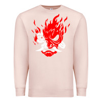 Pale Pink cyberpunk 2077 Premium Sweatshirt - artisFamous