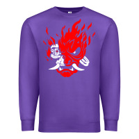 Purple cyberpunk 2077 Premium Sweatshirt - artisFamous