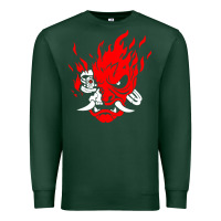 Sports Green cyberpunk 2077 Premium Sweatshirt - artisFamous