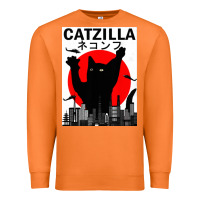 Carrot vintage catzilla japanese sunset style Premium Sweatshirt - artisFamous