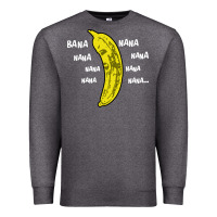 Charcoal Heather banana Premium Sweatshirt - artisFamous