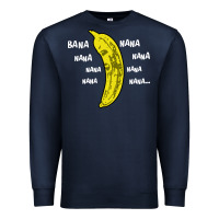 Navy banana Premium Sweatshirt - artisFamous
