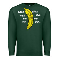 Sports Green banana Premium Sweatshirt - artisFamous