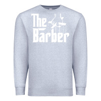 Heather Grey the barber Premium Sweatshirt - artisFamous